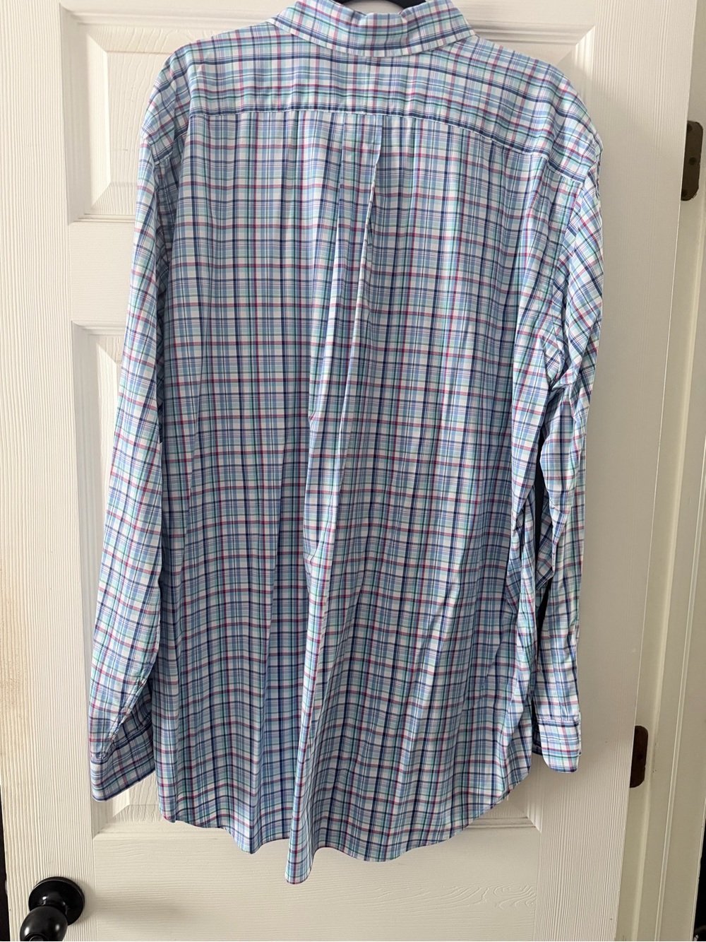 Ralph Lauren Men's Big & Tall Plaid Button-Down Shirt - Picture 3 of 3